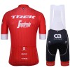 Tenue Cycliste et Cuissard à Bretelles Femme 2018 Trek-Segafredo  N001